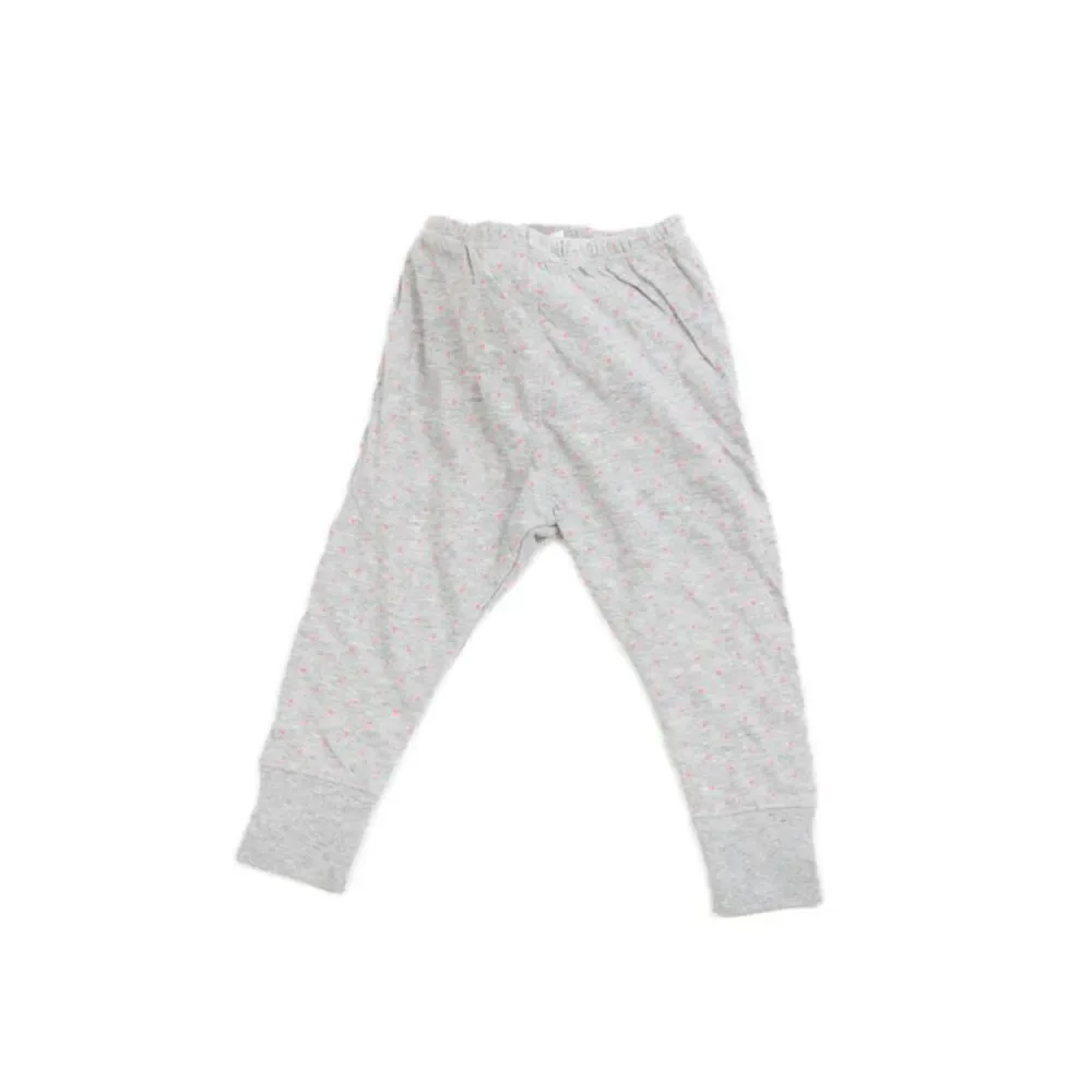 Bonpoint Girls Spotted Print Leggings Gray Size 12 Months